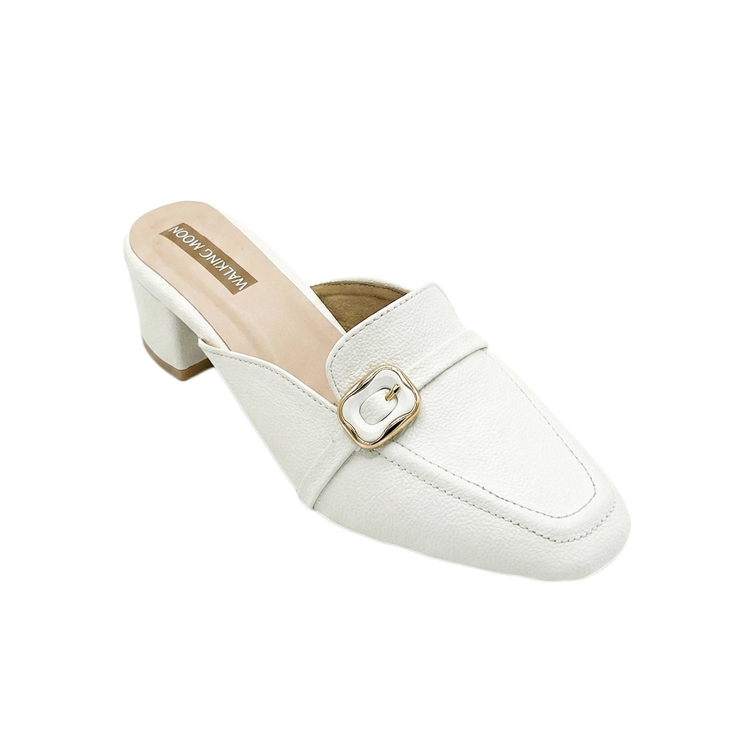 Classic Black Mule Low Heel