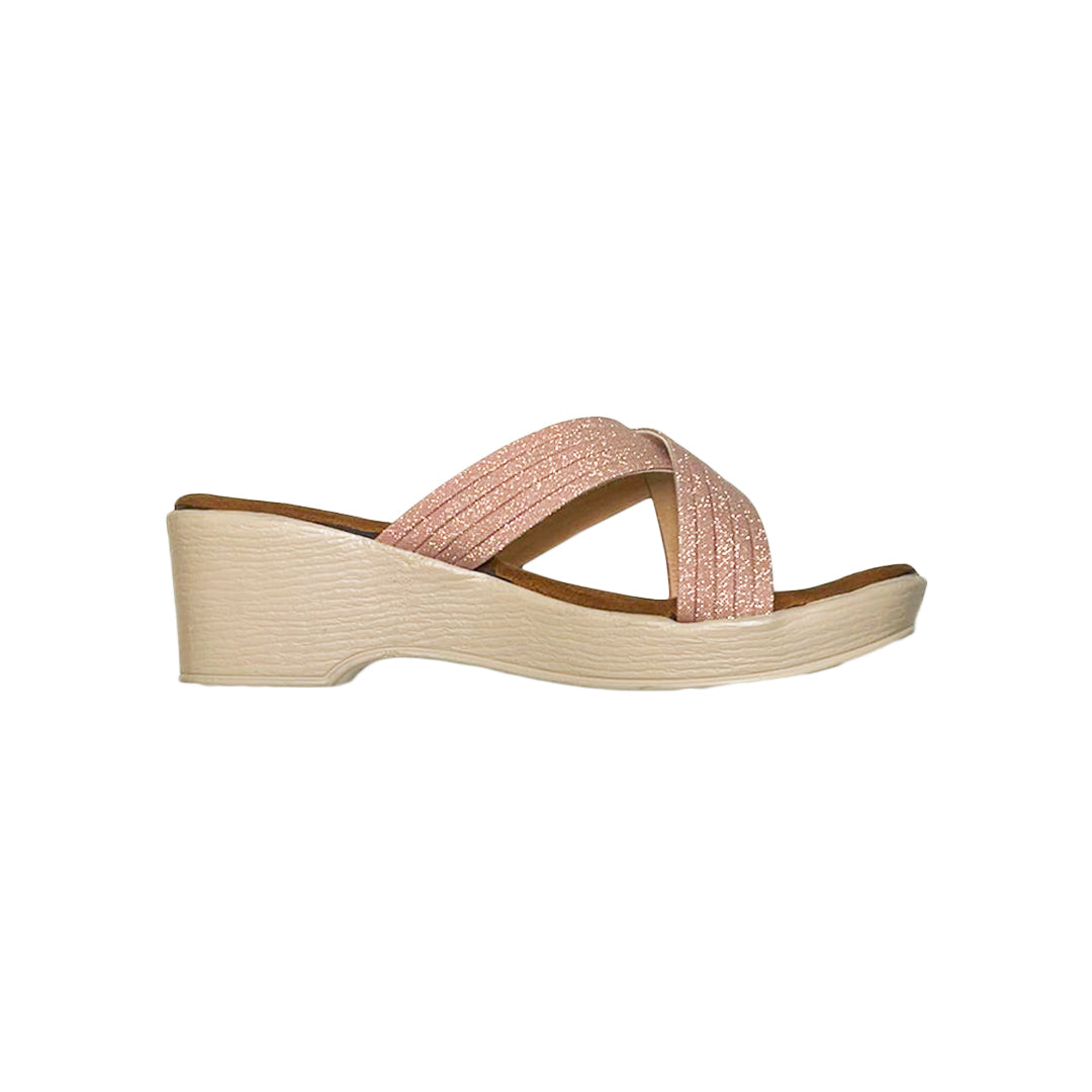 Suede Criss Cross Flat