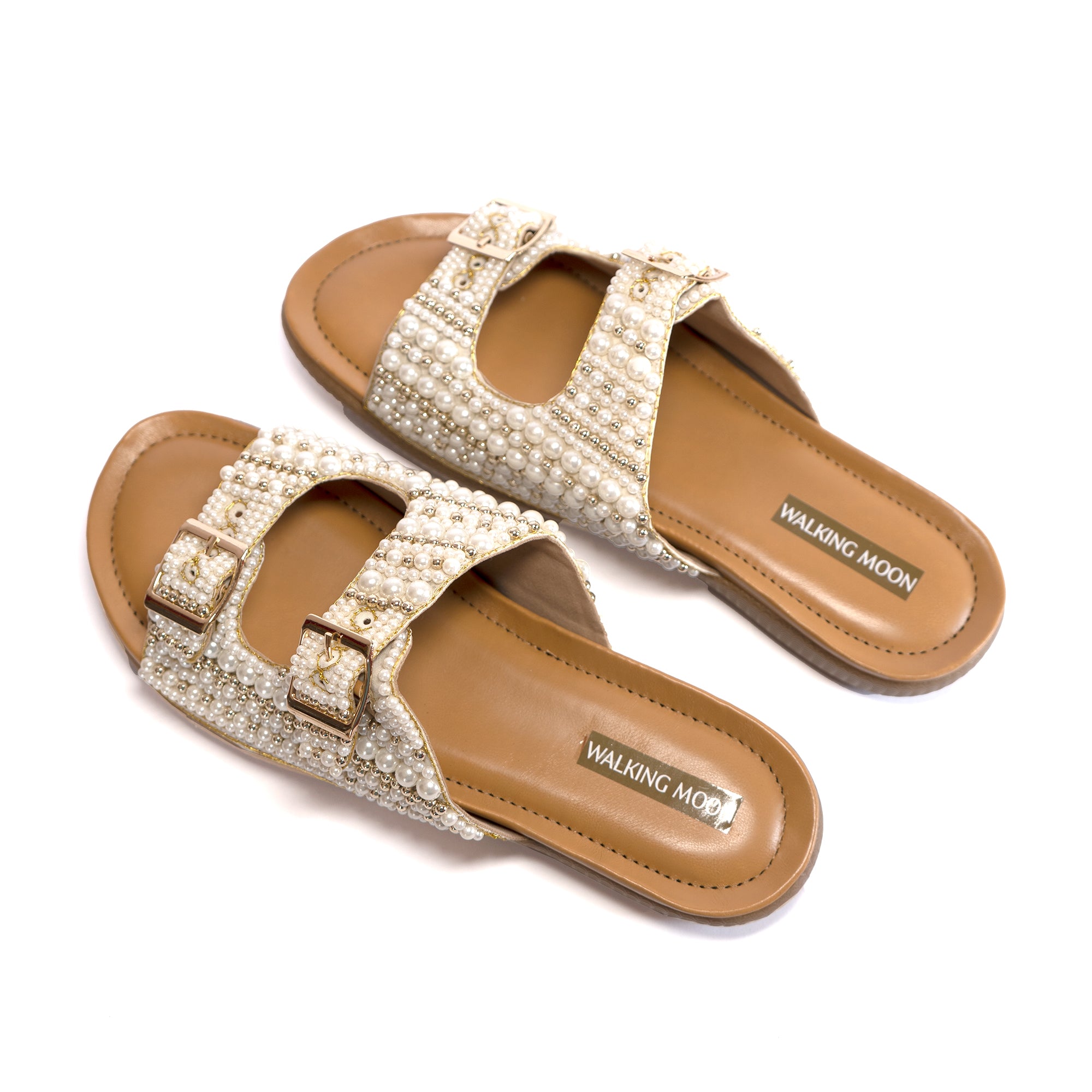 Pearl Jewel Buckle flats