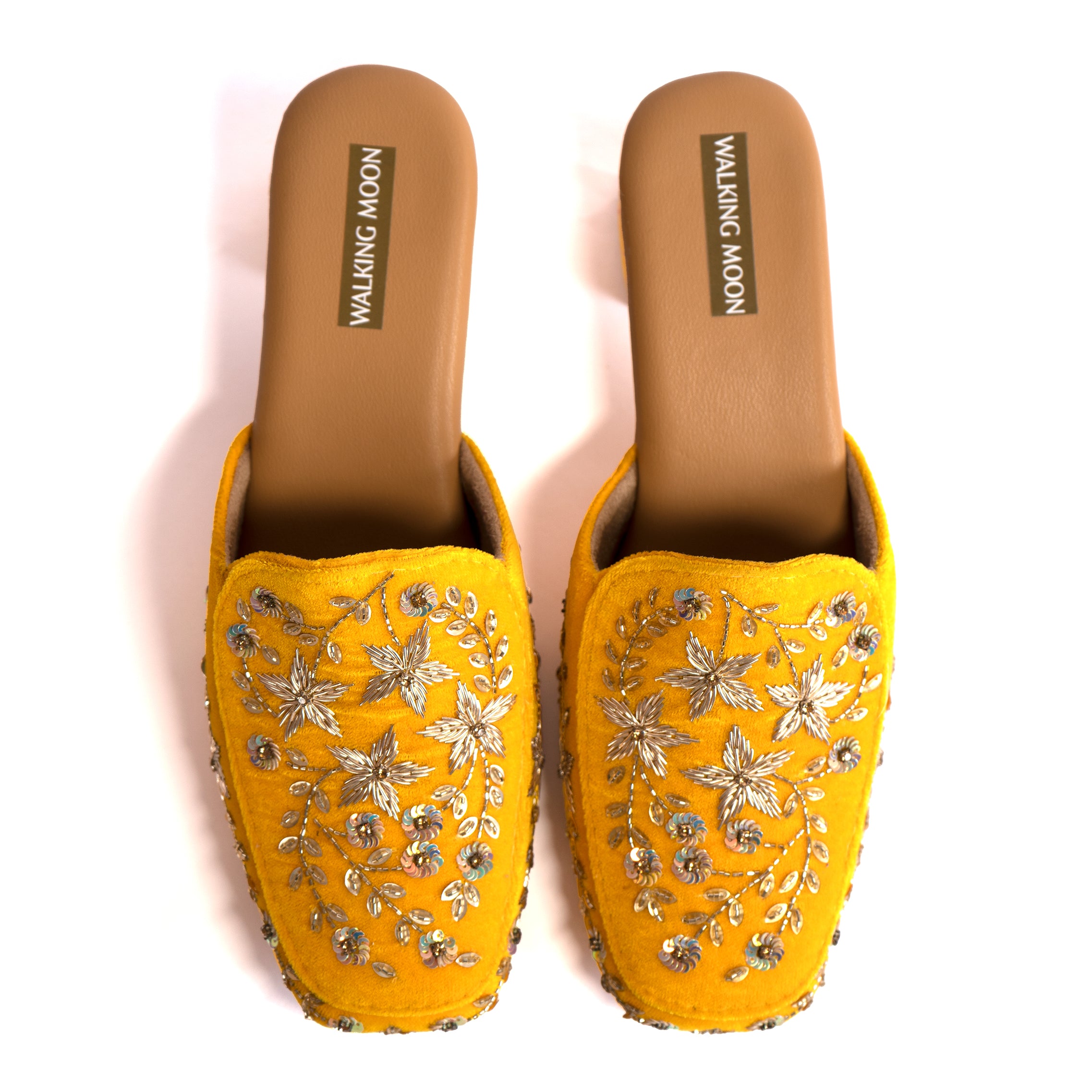 Haldi Glow Bridal Mule Heel