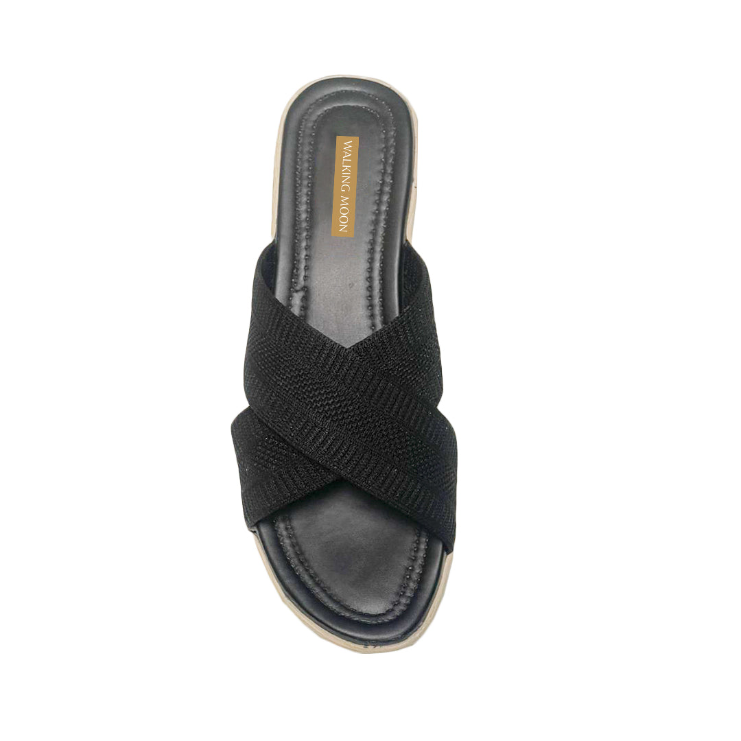 Knitted Criss Cross Flat