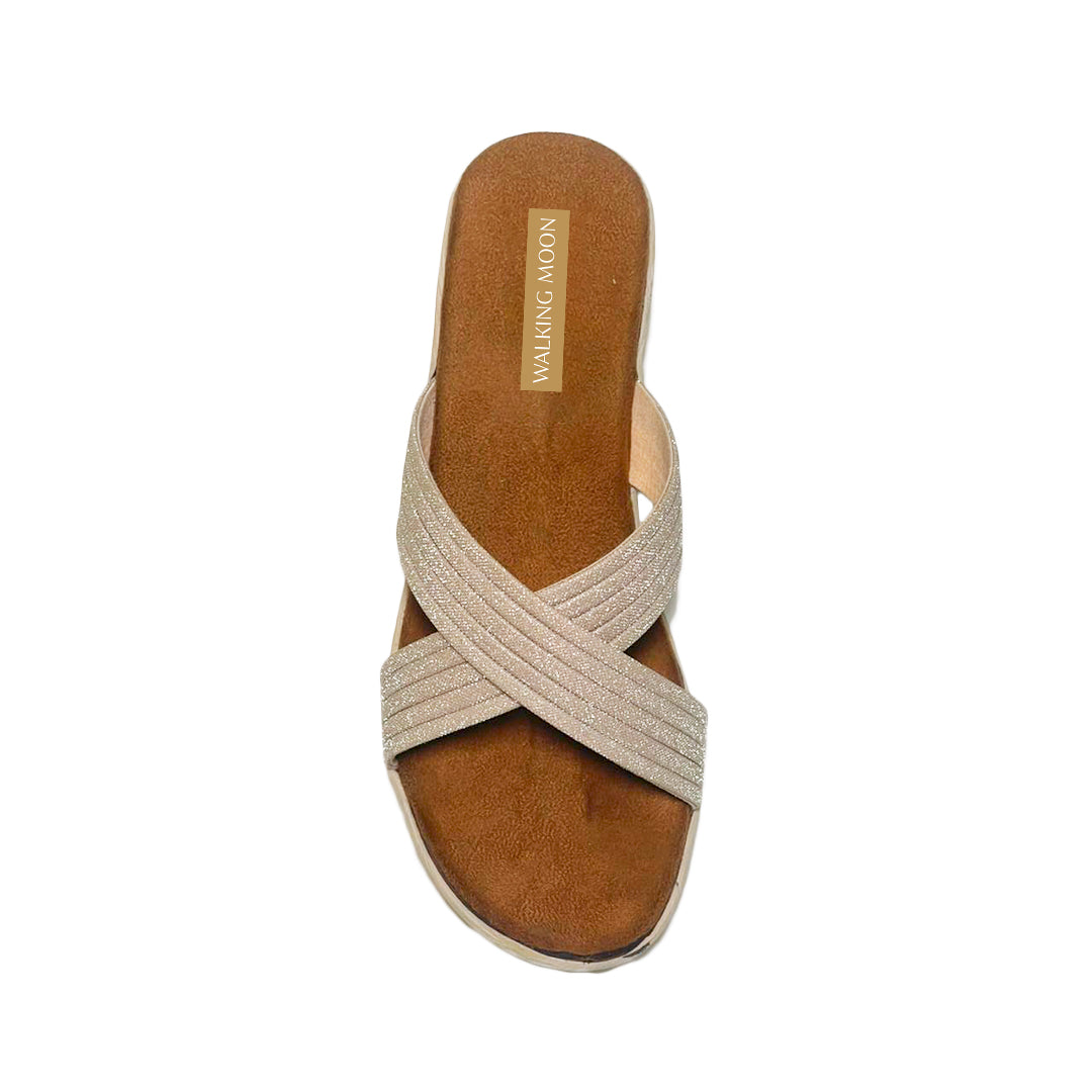 Suede Criss Cross Flat