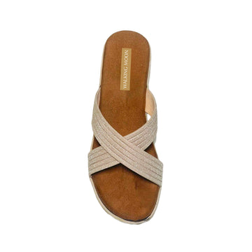 Suede Criss Cross Flat
