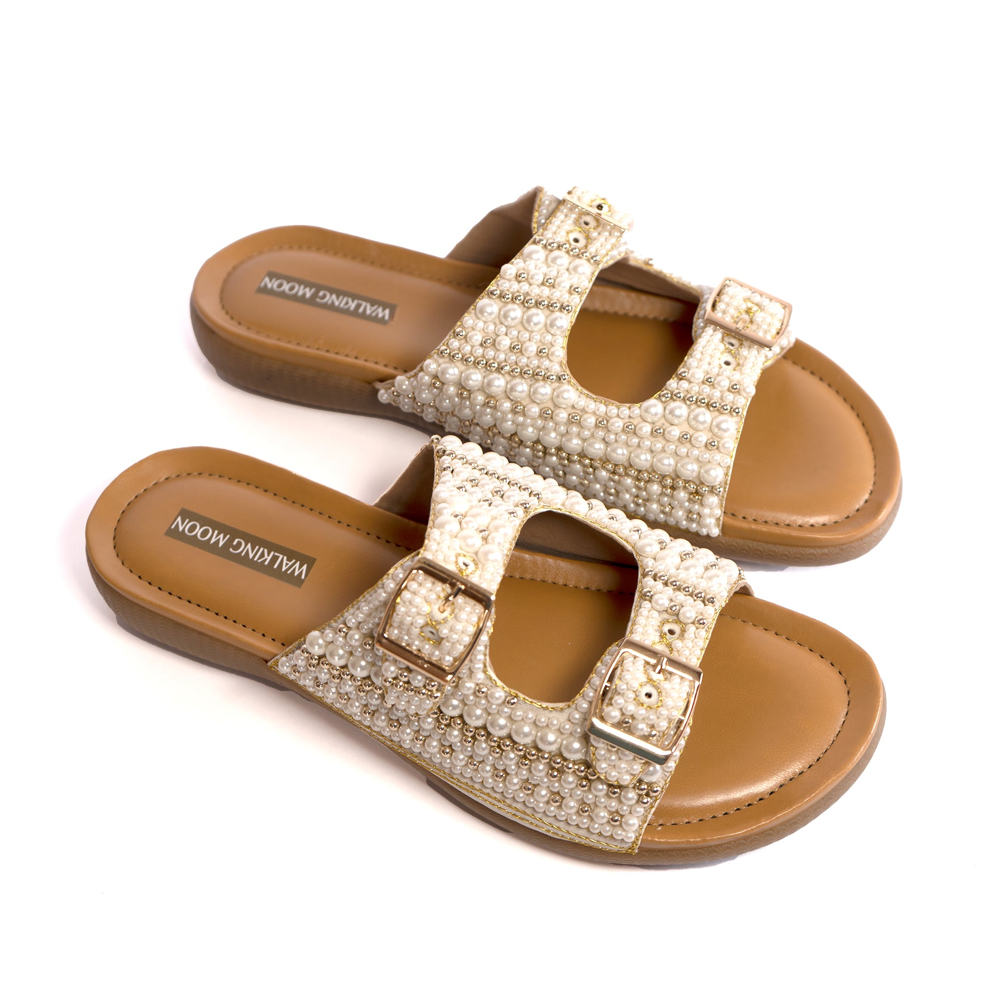 Pearl Jewel Buckle flats