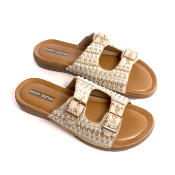 Pearl Jewel Buckle flats