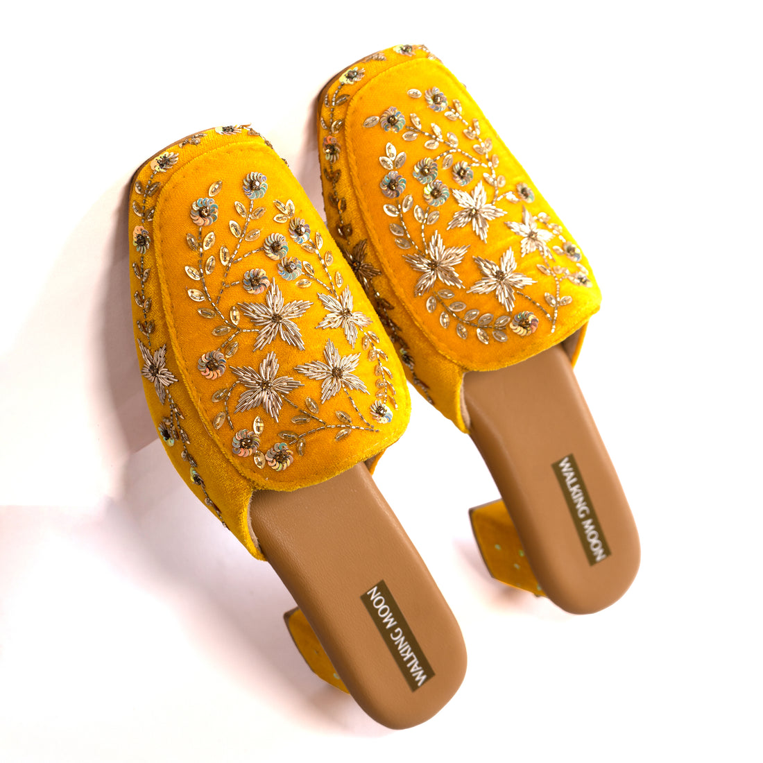 Haldi Glow Bridal Mule Heel