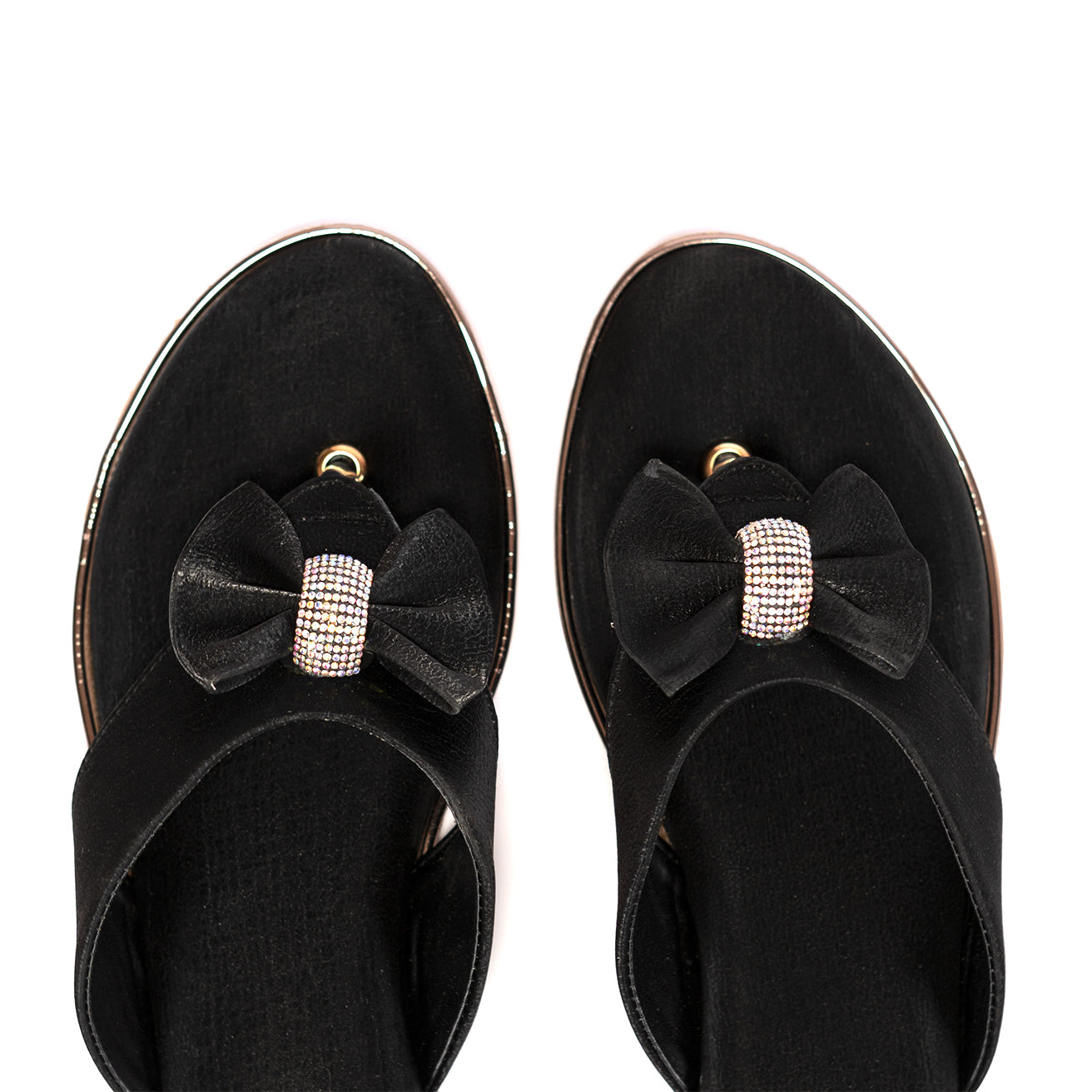 Midnight Glow Bow Flats