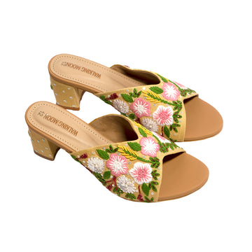 The Blooms Block Heel