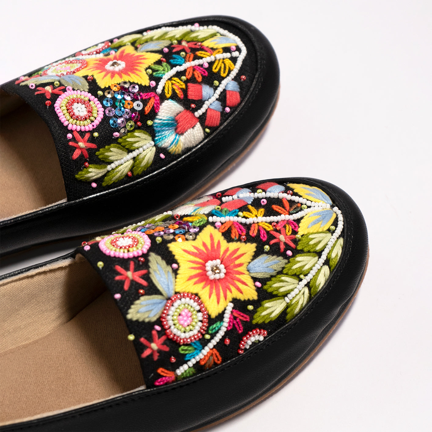 Navrang Bloom Handwork Loafer