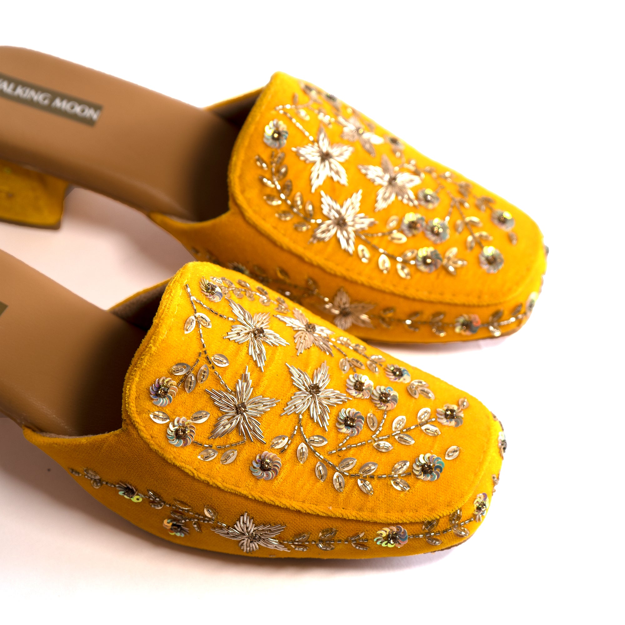 Haldi Glow Bridal Mule Heel