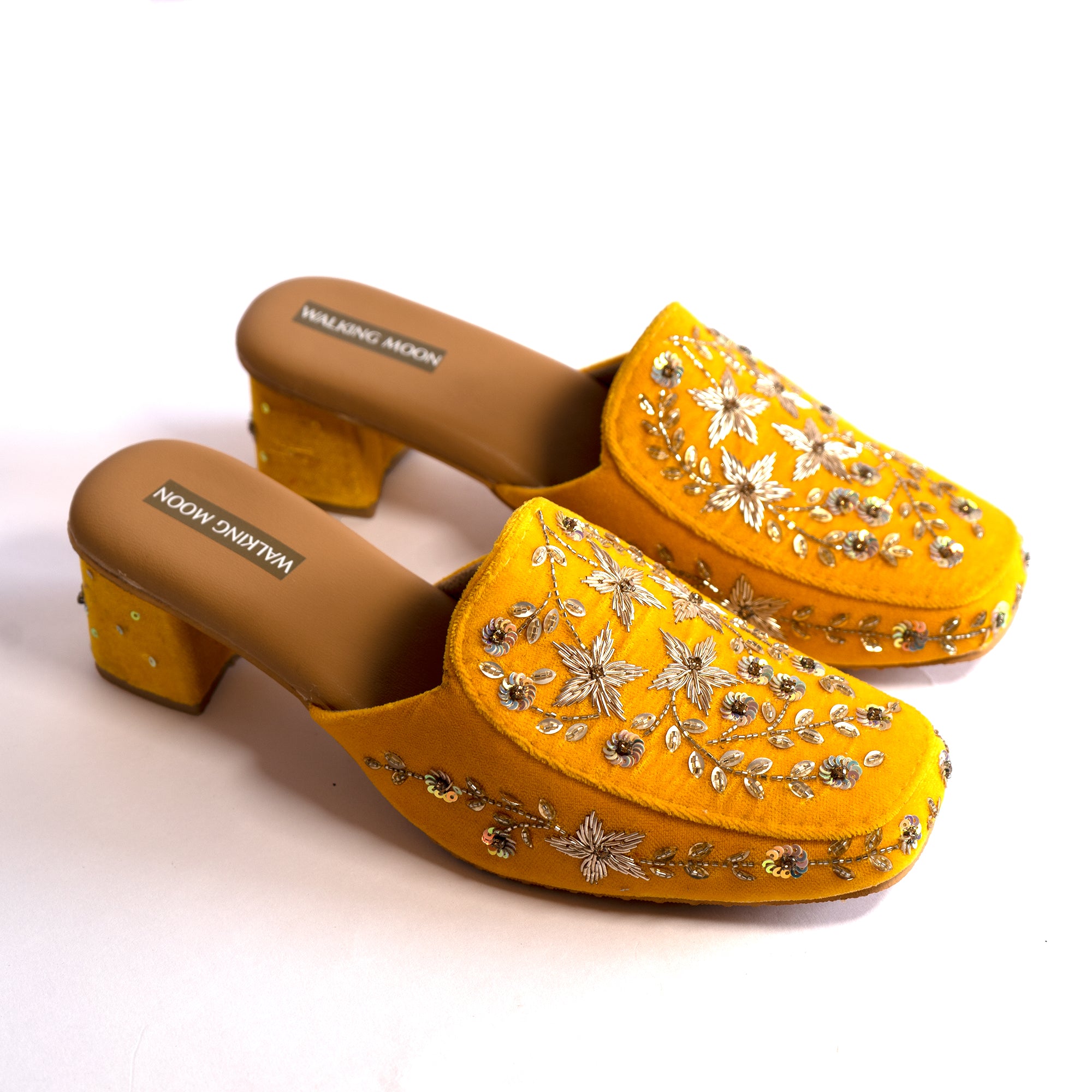 Haldi Glow Bridal Mule Heel