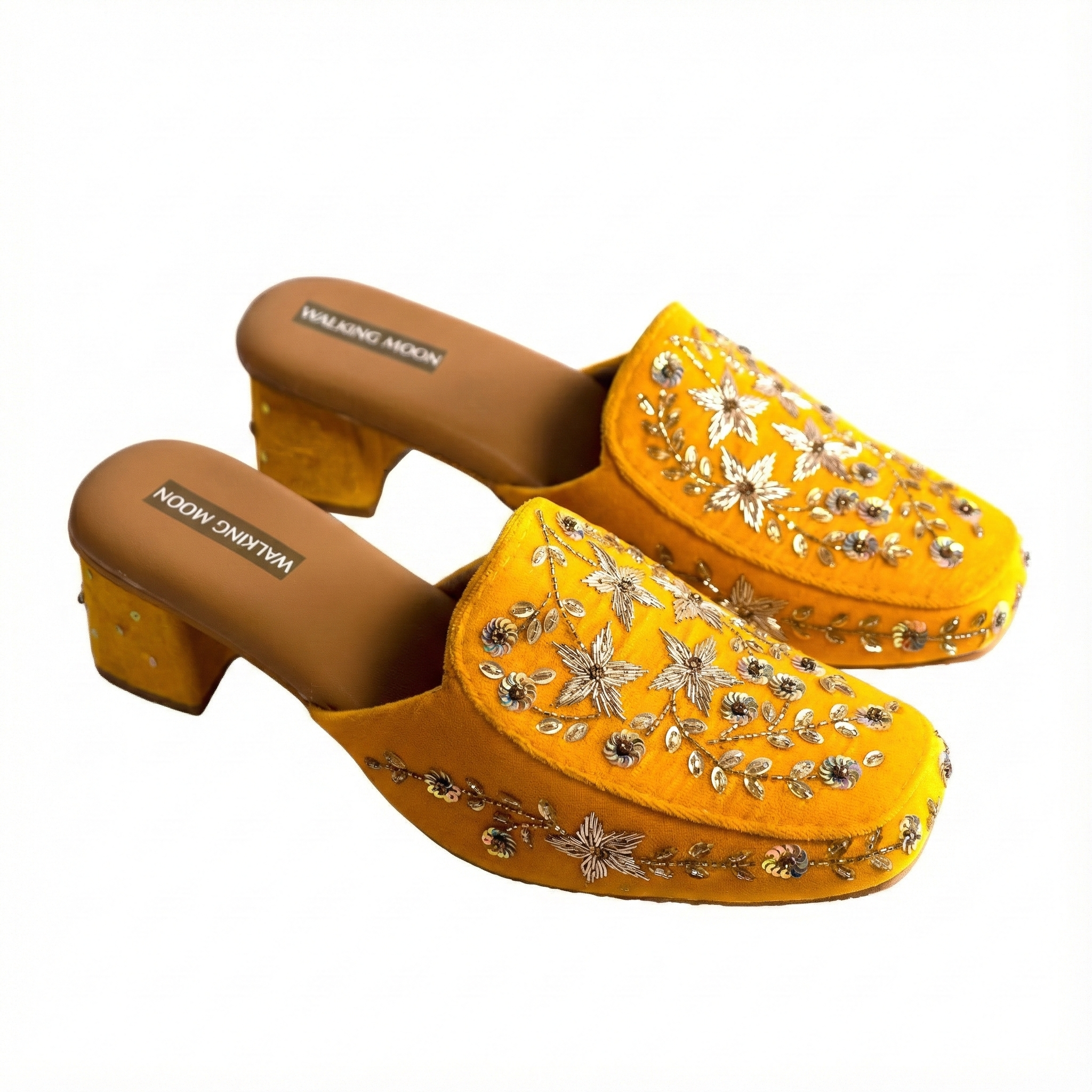 Haldi Glow Bridal Mule Heel