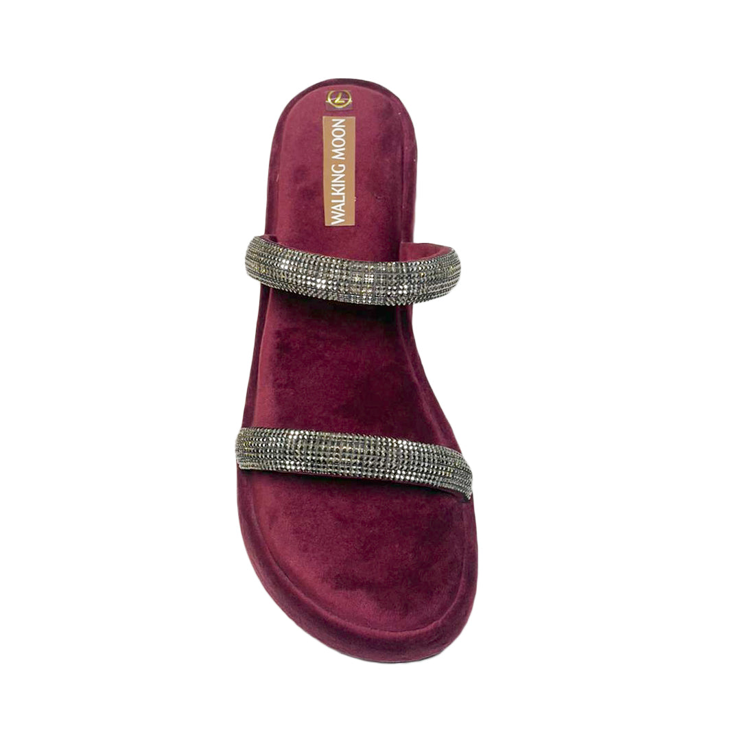 Ruby Velvet Wedge