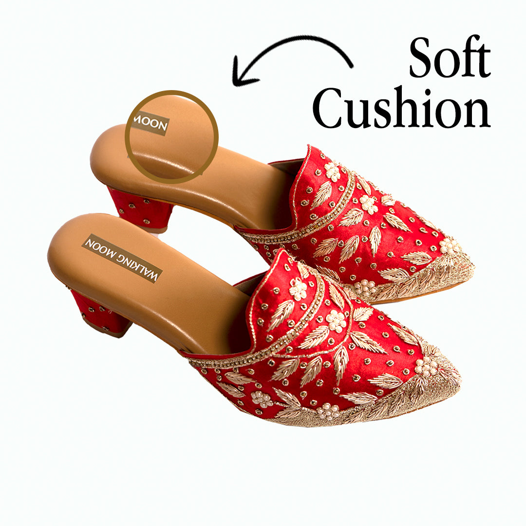 Royale Luxe Bridal Mule Heel