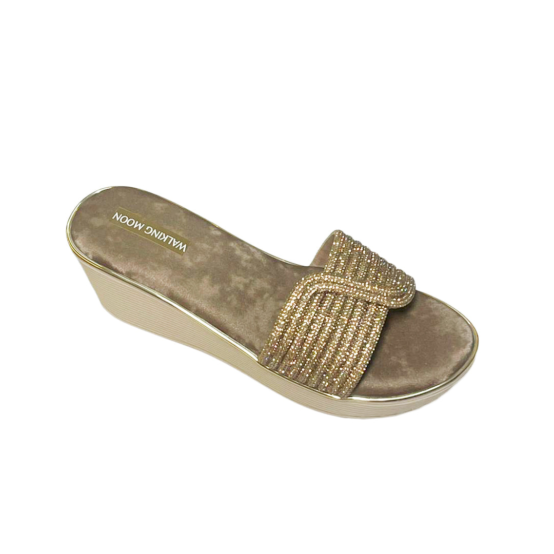 Velvet Shimmer Wedge