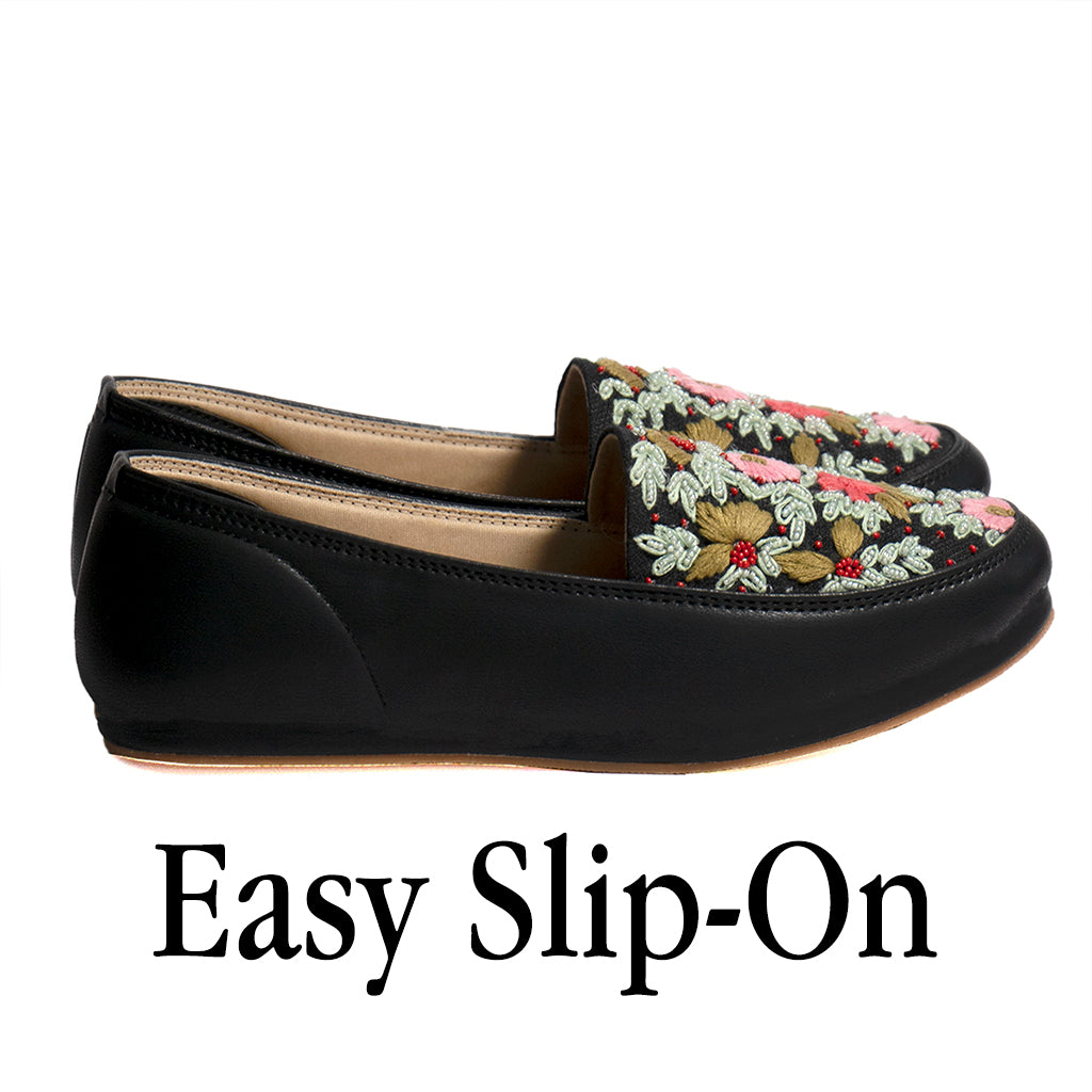 Festive Blossom Handwork Loafer