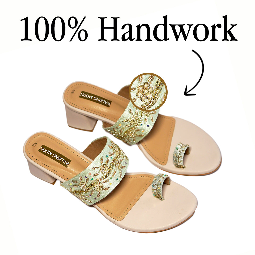 Pista Zari Block heel