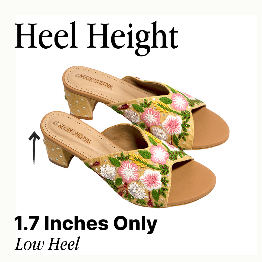 The Blooms Block Heel