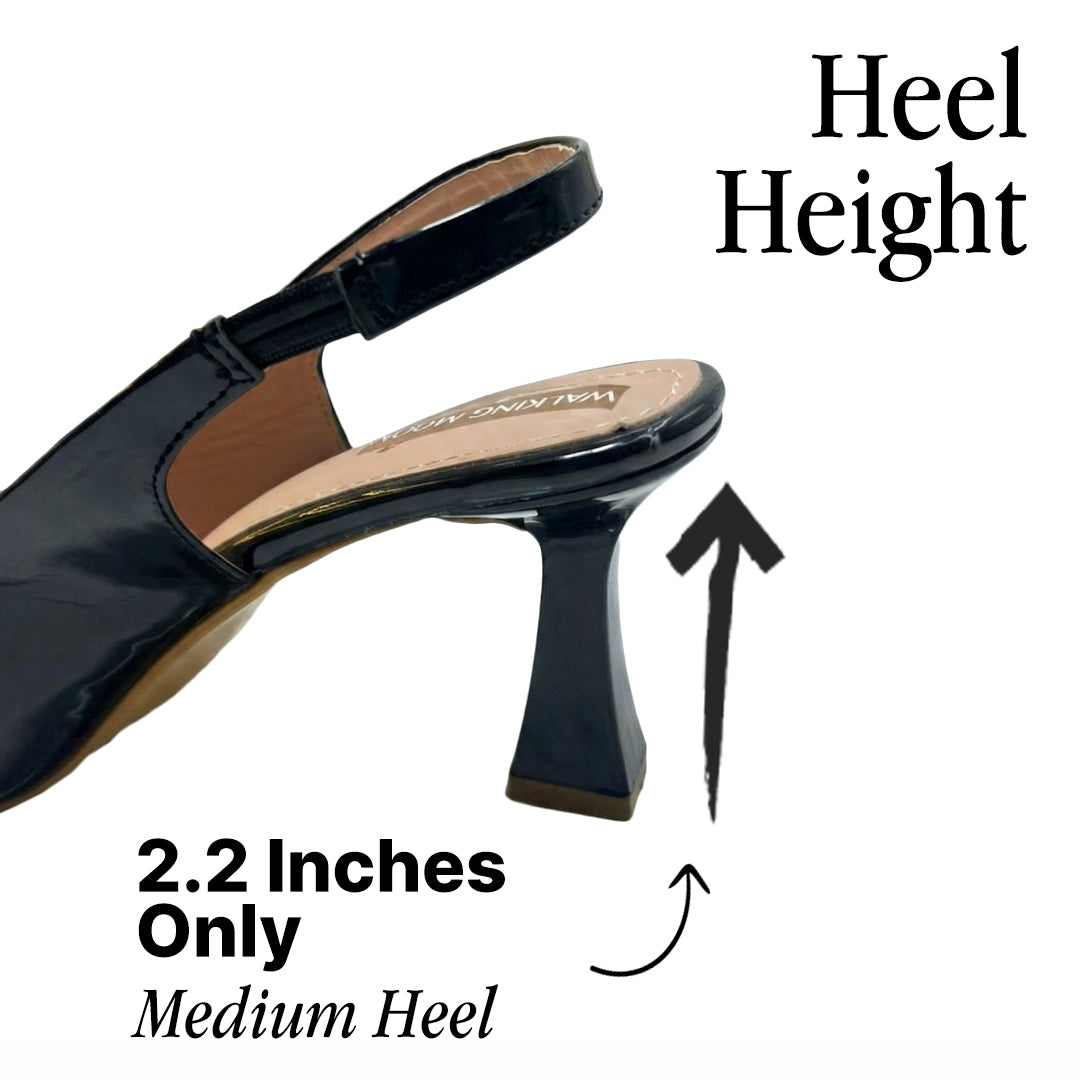 Slingback Pump Pointed Toe Stiletto Heel