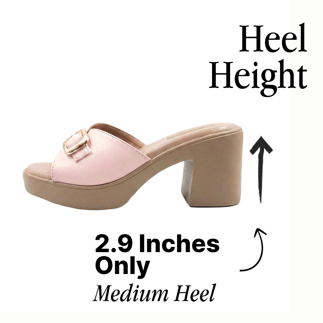 Chunky Platform Block Heel