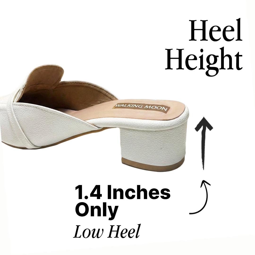 Classic Black Mule Low Heel