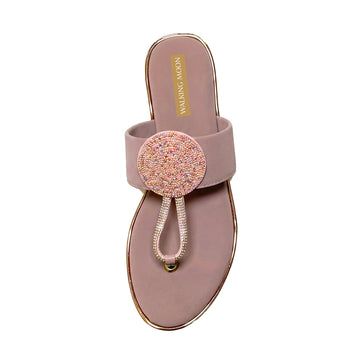 Crystal Medallion Flat Purple