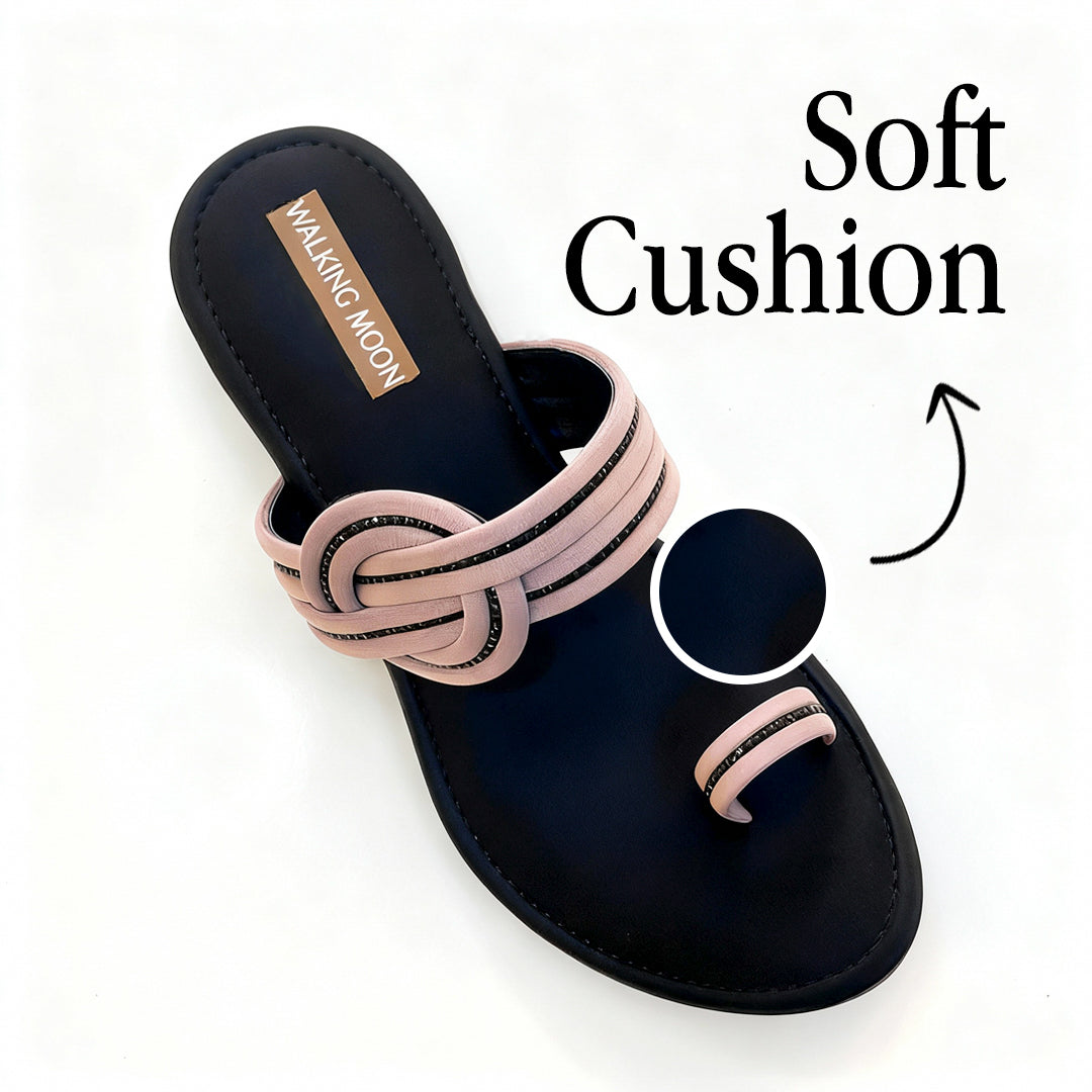 One Toe Slip-On Flat